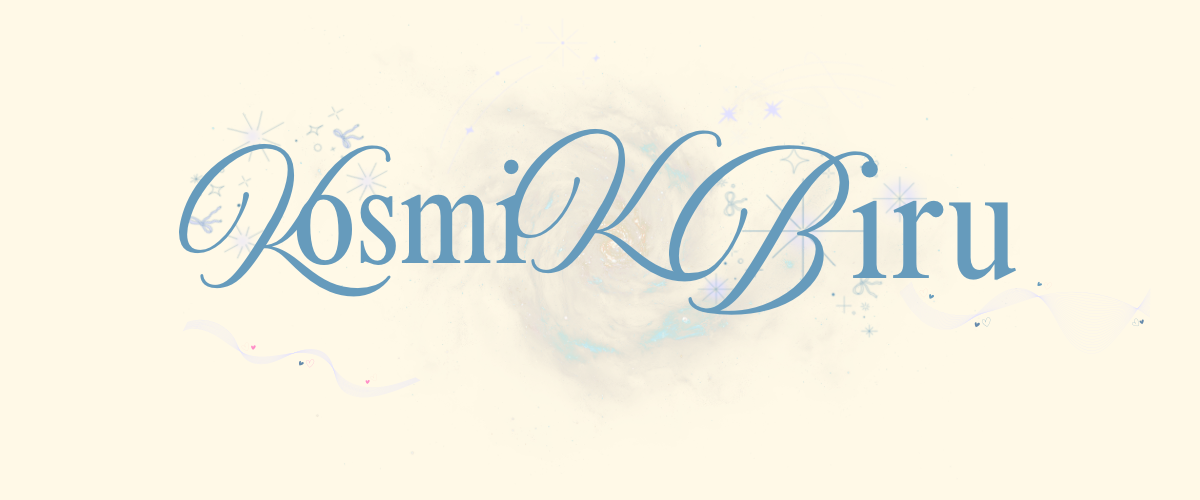Header Kosmik Biru